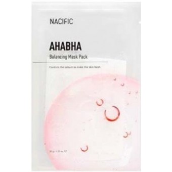 Nacific AHA BHA Balancing Mask Pack - Тканевая маска с кислотами